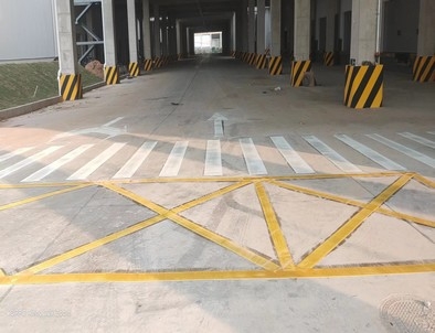 睢县睢县厂区道路标线施工